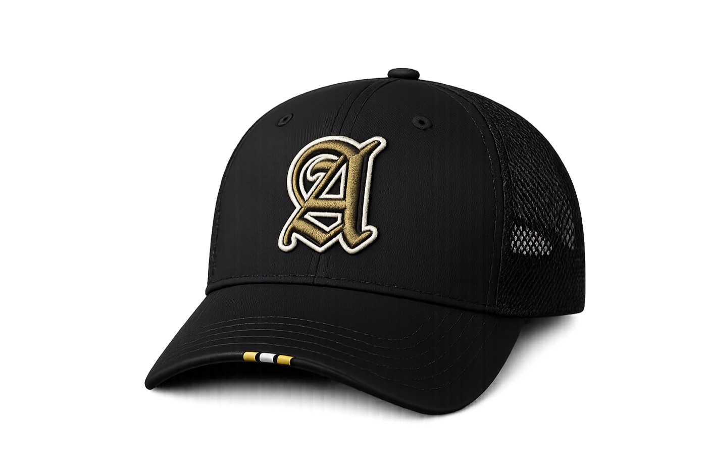 Casquette trucker - broderie 3D et filet aéré