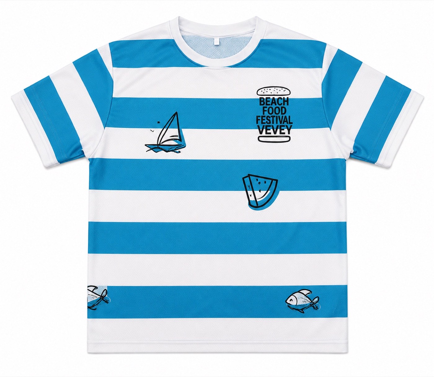 T-shirt - sublimation, motif sur toute la pièce