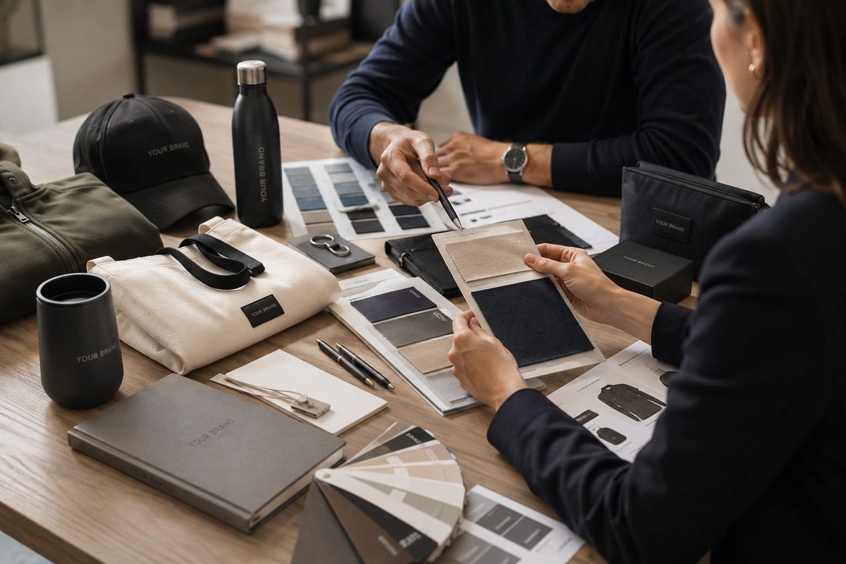 L'univers BEcorporate — textile et objets personnalisés premium