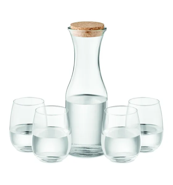 Carafe et 4 verres