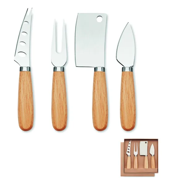Set de 4 couteaux à fromage