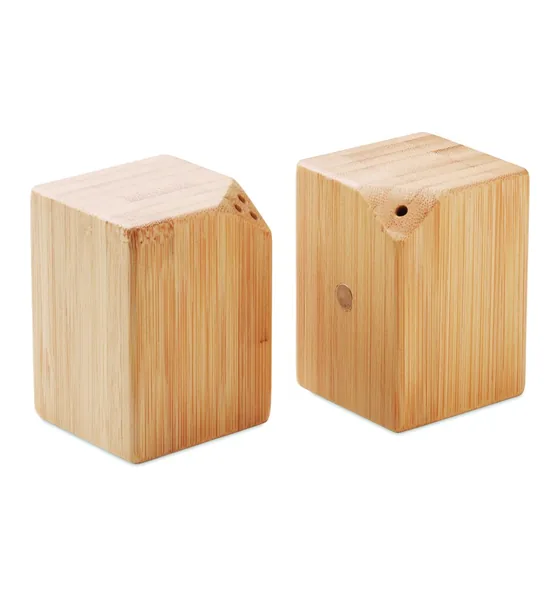 Salière et poivrière bambou